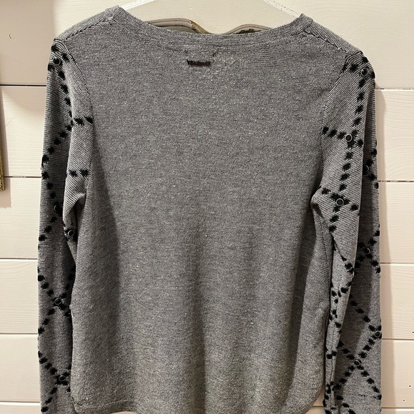 📍 Desigual Gray Printed Sweater - M - Picture 10 of 11